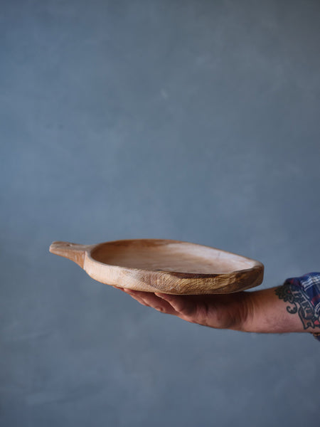 oak sharing tray