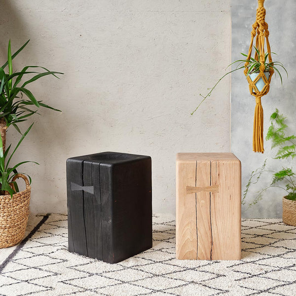 stump side tables