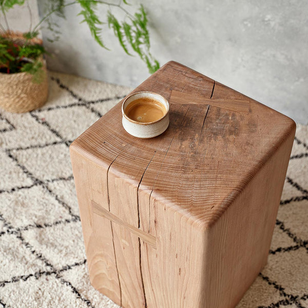 stump side tables